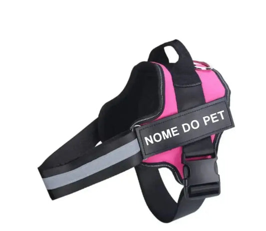 Peitoral Petmel - Nome Personalizado