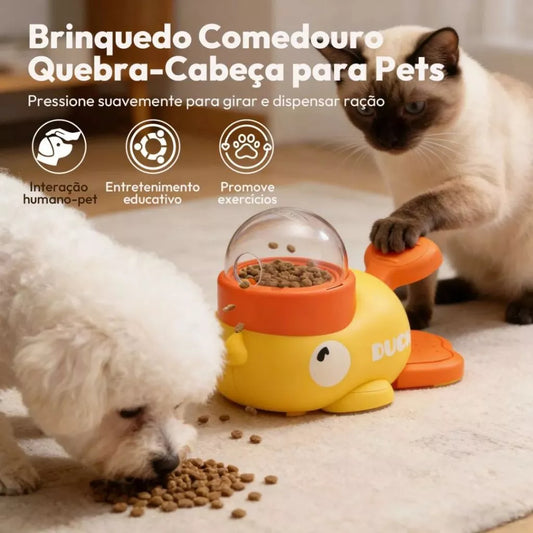 Patinho Relax: O Brinquedo Interativo que Combate a Ansiedade e o Tédio do seu Pet - PetMel