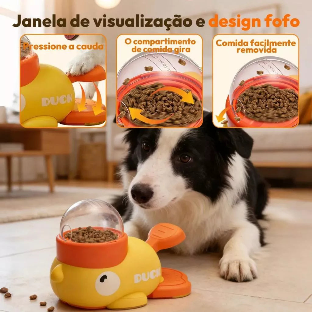 Patinho Relax: O Brinquedo Interativo que Combate a Ansiedade e o Tédio do seu Pet - PetMel