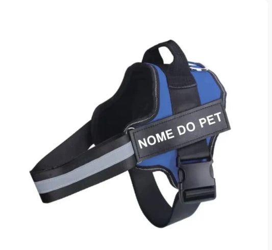 Peitoral Petmel - Nome Personalizado