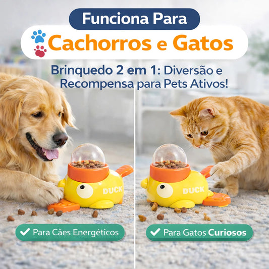 Patinho Relax: O Brinquedo Interativo que Combate a Ansiedade e o Tédio do seu Pet - PetMel